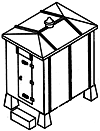 Detail West Electric Relay Cabinets 5 x 7'