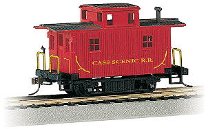 Bachmann Bobber Caboose "Cass Scenic Railroad"