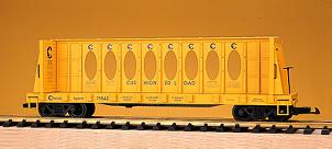 USA Trains Center Beam Flat Car "Chessie"
