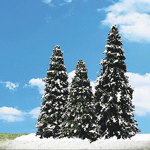 Woodland Scenics Classic Trees(R) Ready Made - Snow Dusted