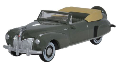 Oxford 1941 Lincoln Continental Convertible Top Down Gray