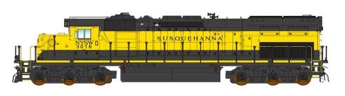 Intermountain N EMD SD40T-2 "New York, Susquehanna & Western"