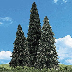 Woodland Scenics Classic Trees(R) Ready Made - Forever Green