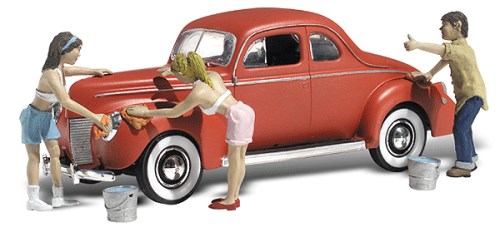 Woodland Scenics AutoScenes N  - Suds & Shine