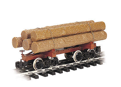 Bachmann Skeleton Log Car mit Holzladung