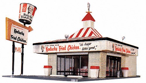 Life-Like Bausatz  Kentucky Fried Chicken mit Einrichtung