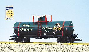 USA Trains 10,000 Gallon Tank Car "Christmas"