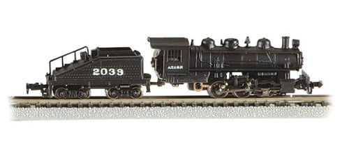 Bachmann N USRA 0-6-0 w/Tender "Santa Fe" #2039