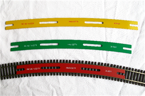 Peco Gleisbauschablone 25.4cm gerade