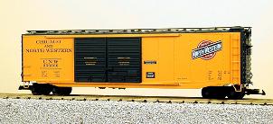USA Trains 50ft Steel Box Car "Chicago and North Western"
