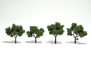 Woodland Scenics Ready Made "Realistic Trees" - Laubbäume -- Hellgrün