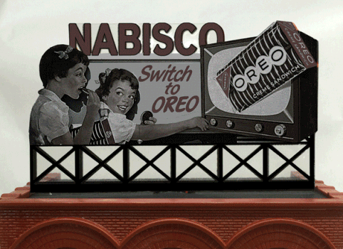 Micro Structures Animated Neon Billboards - Nabisco Oreo 