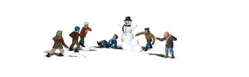Woodland Scenics N Snowball Fight 