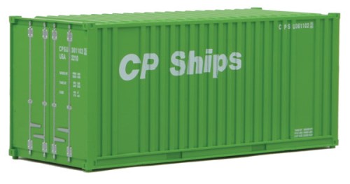 Walthers 20' Container w/Flat Panel "CP Ships"