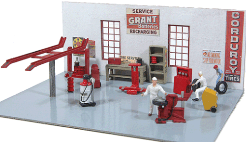 JL Innovative Design Gas Station Interior Equipment & Tool Detail Set