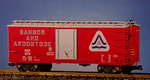   USA Trains Steel Box Car "Bangor and Aroostok" #4575