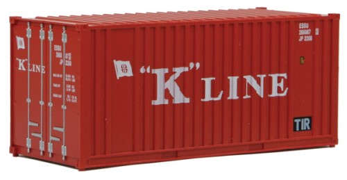 Walthers 20' Container w/Flat Panel "K-Line"