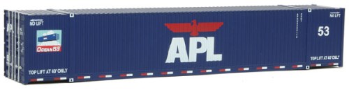 Walthers 53' Singamas Corrugated-Side Container "American President Lines"