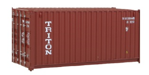 Walthers 20' Corrugated Container "Triton"