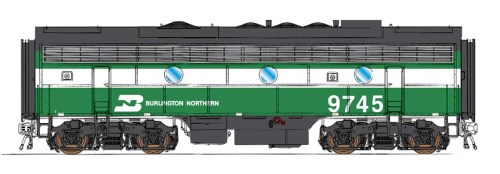 Intermountain RTR F7B "Burlington Northern"