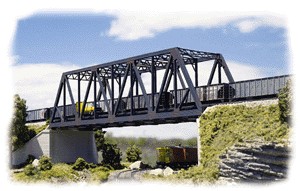 Cornerstone N Bausatz Double-Track Truss Bridge