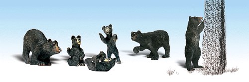 Woodland Scenics Black Bears