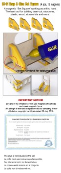 Proses "Snap & Glue"-Rechtwinkel 