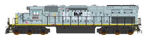 Intermountain N EMD SD40T-2 "Buffalo & Pittsburgh"