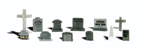 Woodland Scenics O Tombstones