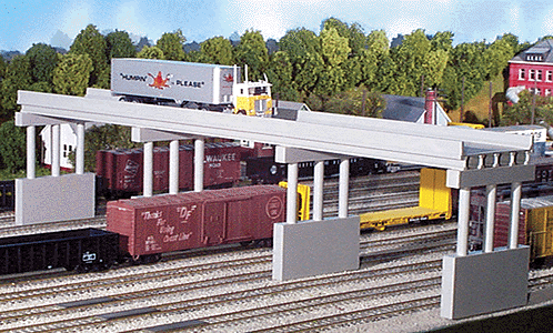 Rix Products N Bausatz "Modern Highway Overpass 150' Deck w/4 Piers