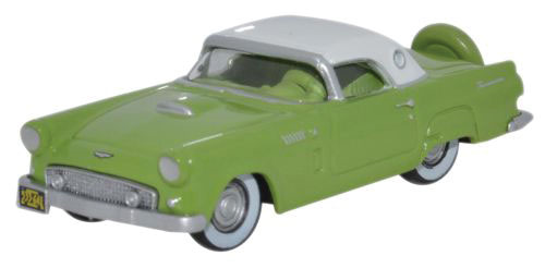 Oxford 1956 Ford Thunderbird Colonial White, Sage Green