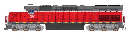Intermountain N EMD SD40T-2 "CORP"