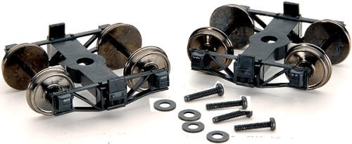 Bachmann Low-Frame 4' 1" Arch Bar Trucks