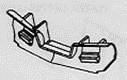 Detail West Snow Plows -- Open MU Doors - Atchison, Topeka & Santa Fe, Burlington Northern