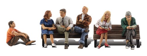 Woodland Scenics O People Sitting