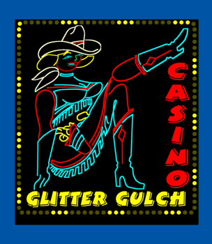 Micro Structures Animated Neon Billboards "Glitter Gulch"
